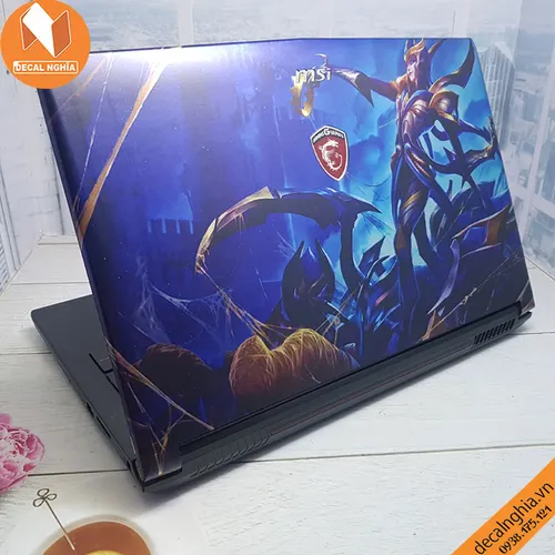 Aluminum skin dán laptop MSI GP62