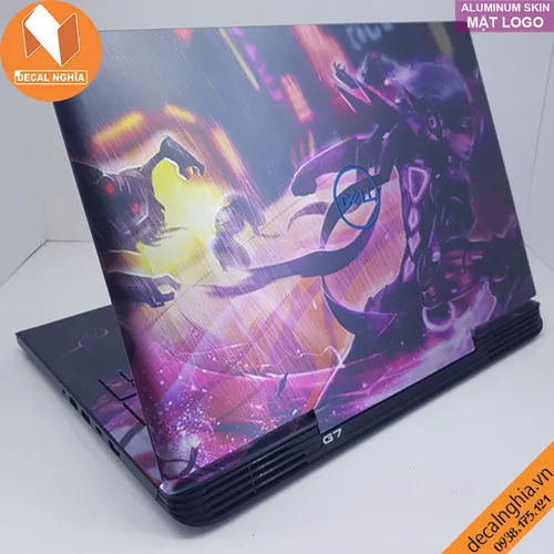 Aluminum skin dán laptop Dell G7 7588