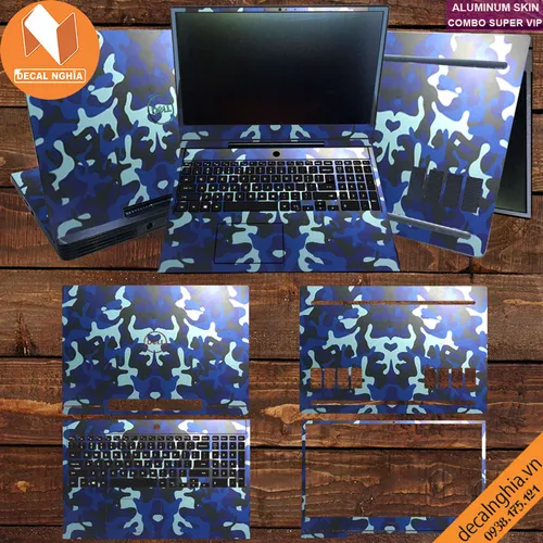 Aluminum skin dán laptop Dell G7 7590