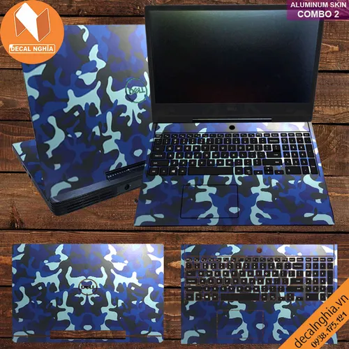Aluminum skin dán laptop Dell G7 7590