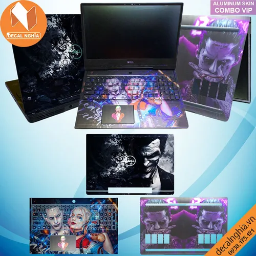 Aluminum skin dán laptop Dell G7 7590