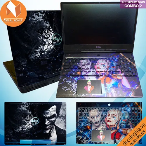 Aluminum skin dán laptop Dell G7 7590
