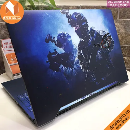 Aluminum skin dán laptop Asus Rog Strix Scar II GL504G