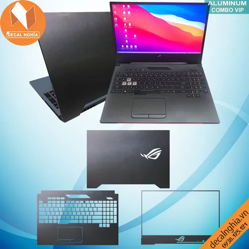 Aluminum dán laptop Asus Rog Strix Scar II GL504G