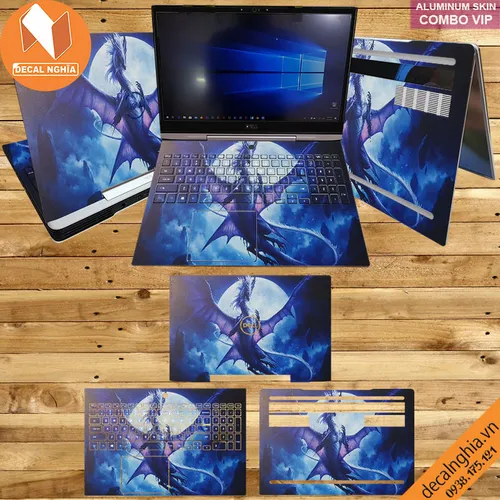 Aluminum skin dán laptop Dell G5 5590