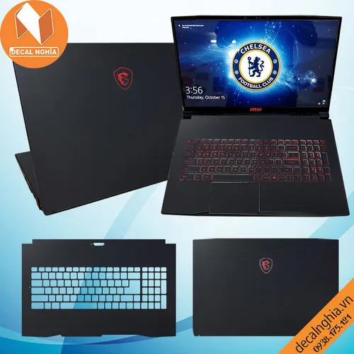 Aluminum dán laptop MSI GF75