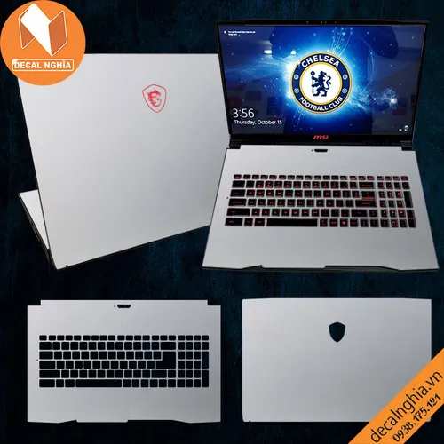 Aluminum dán laptop MSI GF75