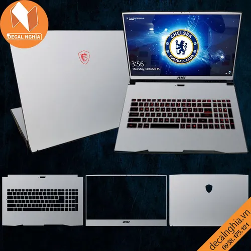 Aluminum dán laptop MSI GF75