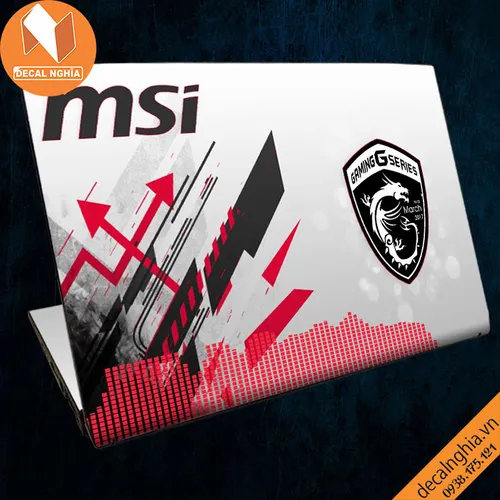 Aluminum skin dán laptop MSI GF75