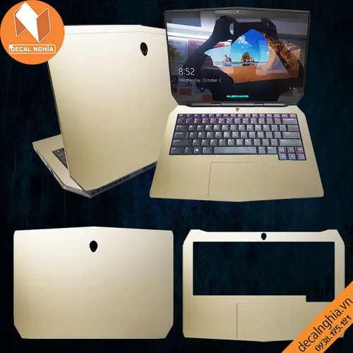 Aluminum dán Laptop Alienware 13R2