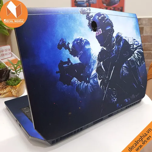 Aluminum Skin dán Laptop Alienware 13R2