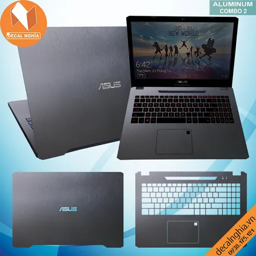 Aluminum dán laptop Asus F570Z