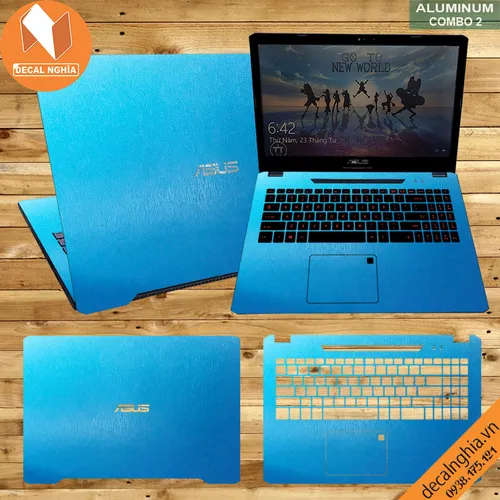 Aluminum dán laptop Asus F570Z