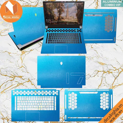 Aluminum dán Laptop Alienware X17R1, X17R2