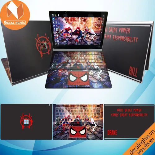 Aluminum skin dán Surface Book 3 15 inch