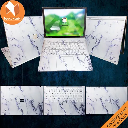 Aluminum skin dán Surface Book 3 15 inch