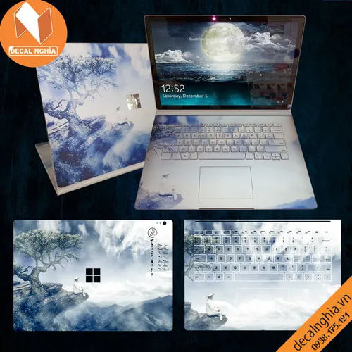 Aluminum skin dán Surface Book 3 15 inch