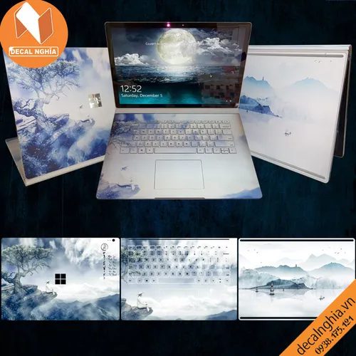 Aluminum skin dán Surface Book 3 15 inch