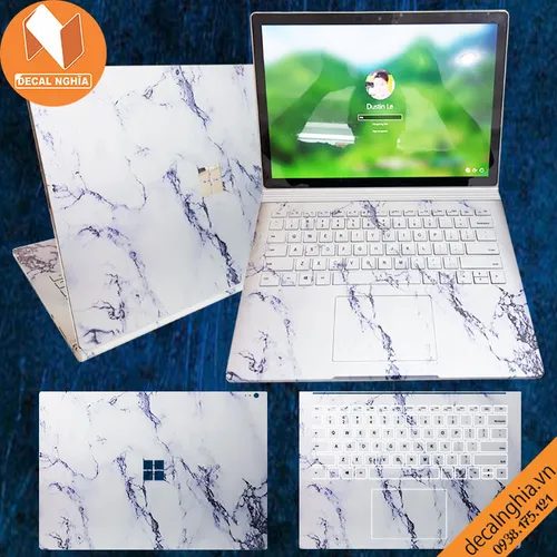 Aluminum skin dán Surface Book 3 15 inch