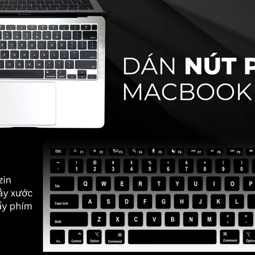 Miếng dán bàn phím Macbook Aluminum Skin 3IN1