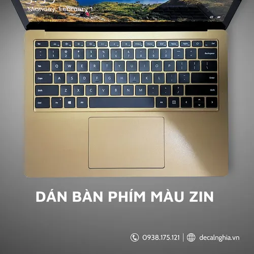 Dán bàn phím Surface Laptop