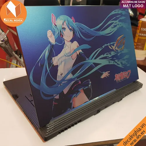 Aluminum skin dán laptop Asus ROG Strix G731G