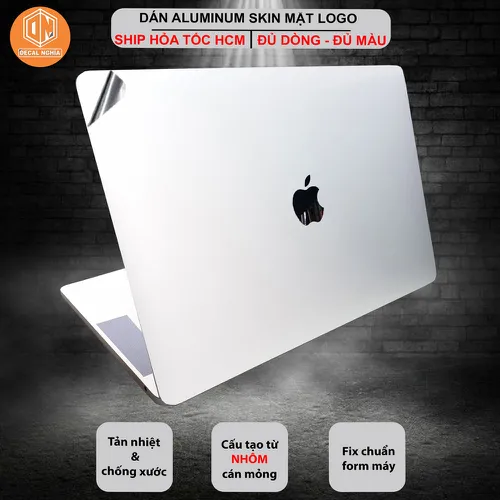 Dán Macbook Pro M1 - M3 16 Inch | Chất liệu Nhôm Cán Mỏng (Aluminum)