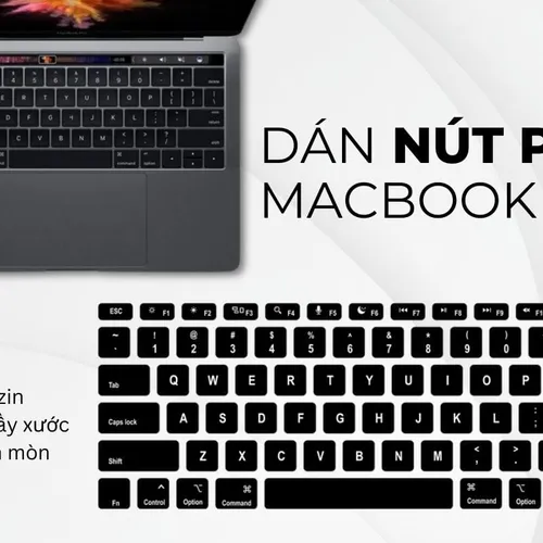 Miếng dán bàn phím Macbook Aluminum Skin 3IN1