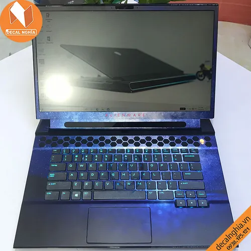 Aluminum Skin dán Laptop Alienware M15R2