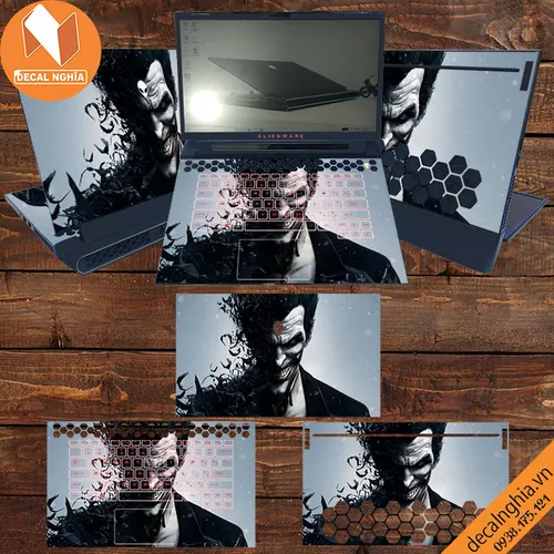 Aluminum Skin dán Laptop Alienware M15R3
