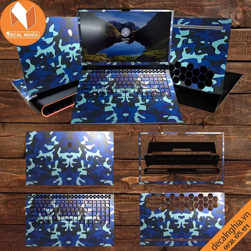 Aluminum Skin dán Laptop Alienware Area 51M R2
