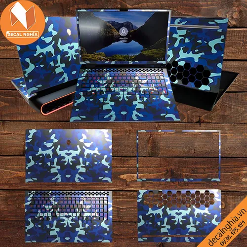 Aluminum Skin dán Laptop Alienware Area 51M R2