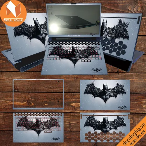 Aluminum Skin dán Laptop Alienware M17R4