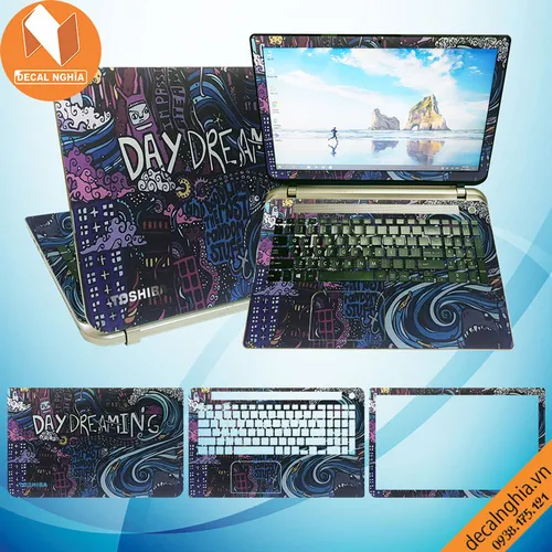 Skin dán laptop Toshiba