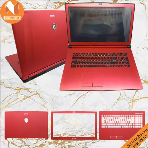 Aluminum dán laptop MSI GE72 Apache Pro