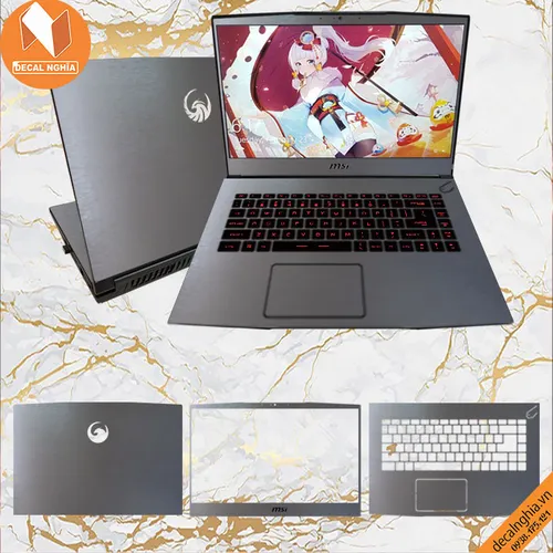 Aluminum dán laptop MSI Bravo 15