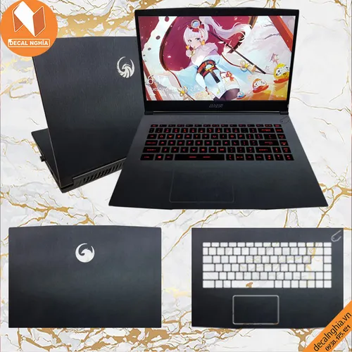 Aluminum dán laptop MSI Bravo 15