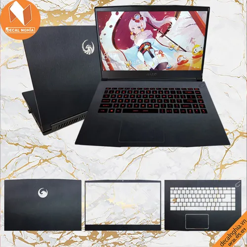 Aluminum dán laptop MSI Bravo 15