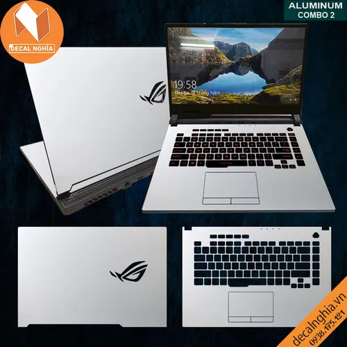Aluminum dán laptop Asus ROG Strix G512