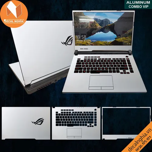 Aluminum dán laptop Asus ROG Strix G512