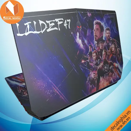 Aluminum Skin dán Laptop Alienware 15R2