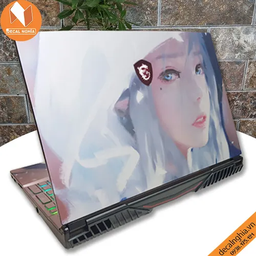 Aluminum skin dán laptop MSI GL75