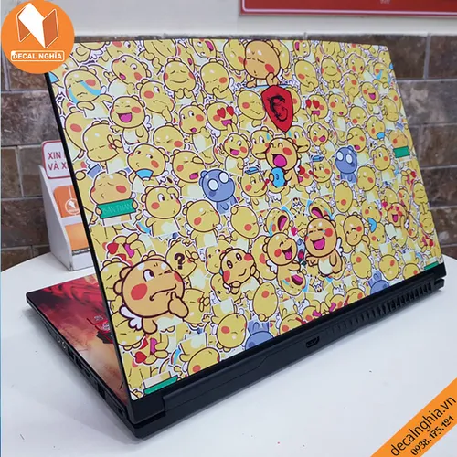 Aluminum skin dán laptop MSI GF65