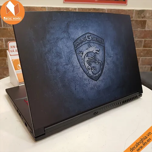 Aluminum skin dán laptop MSI GF65