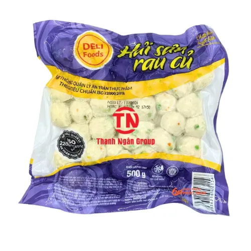 Cá Viên Hải Sản Rau Củ Deli Foods 1kg
