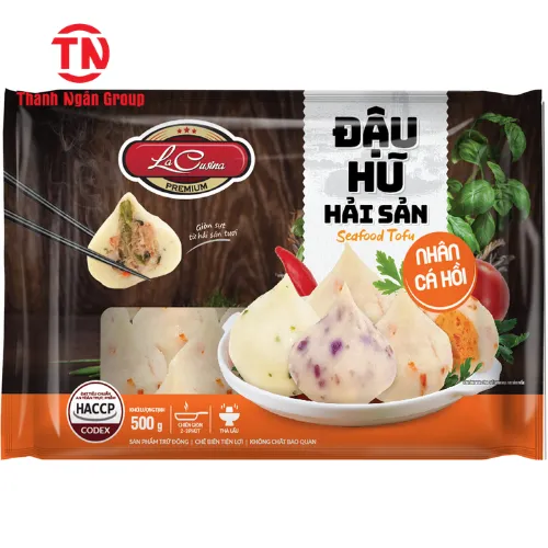 Đậu Hủ Hải Sản Nhân Cá Hồi LaCusina 1Kg
