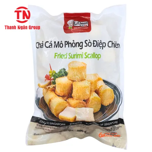 Viên Chả Cá Mô Phỏng Sò Điệp Chiên Lichuan 1kg