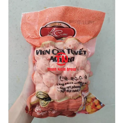 Viên Cua Tuyết Alaska LaCusina Foods 1kg
