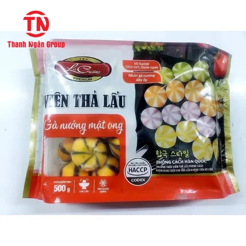 Viên Thả Lẩu Gà Nướng Mật Ong LaCusina 1kg