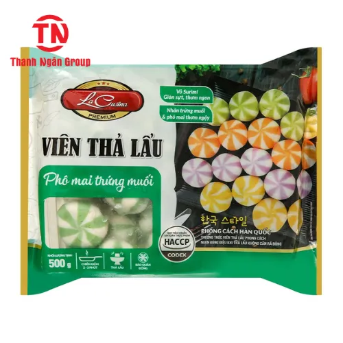 Viên Thả Lẩu Phô Mai Trứng Muối LaCusina 1kg
